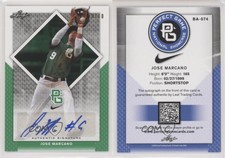 2016 Leaf Perfect Game National Showcase Green /10 Jose Marcano #BA-074 Auto