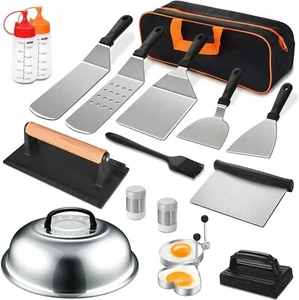 18PC Griddle Accessories Flat Top Grill Accessories Set for Blackstone Camp Chef - Picture 1 of 6