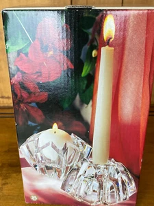 Cristal d’Arques GIGOGNE Etched Clear Crystal Votive 2 Ways Candlestick Holder - Picture 1 of 11