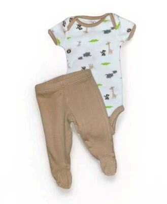 Pantalones con patas y body de animales de la selva recién nacido Carter's bebé niño Foto 1 de 2