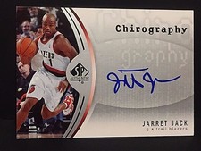 JARRET JACK 2006-07 SP Authentic Chirography AUTOGRAPH Card #CH-JJ  AUTO 