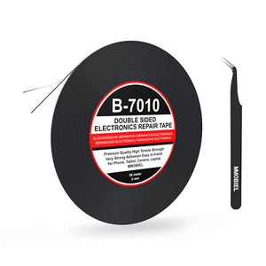 MMOBIEL 2mm Doppelseitiges Klebeband Tape 50 Meter für Reparaturen Handy Tablet - Bild 1 von 5