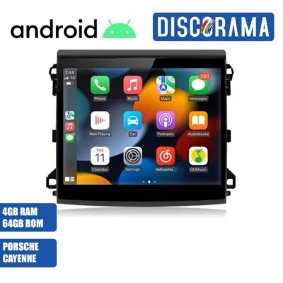 AUTORADIO ANDROID 4/64GB PORSCHE CAYENNE 2010-2015 STEREO AUTO TOUCH WIFI NAVI - Immagine 1 di 4