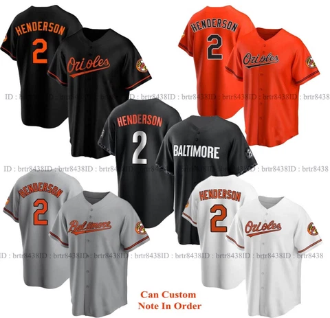 Gunnar Henderson #2 Baseball Jersey Many Colors Print S-5XL Fan Orioles Cover