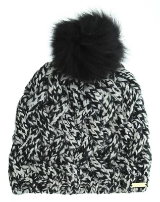 Gorro de invierno Coach, gorra gruesa de punto con pompón de lana de cachemir para mujer, $168 Foto 1 de 4