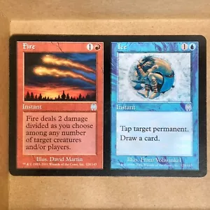 MTG ~ Fire Ice ~ AP Apocalypse ~ #128 ~ inglese ~ istantaneo rosso blu ~ LP/suonato - Foto 1 di 8