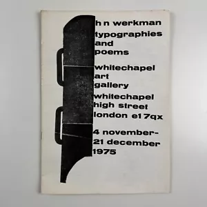 Hendrik Nicolaas Werkman. Typographies and poems | Whitechapel | Willem Sandberg - Foto 1 di 12