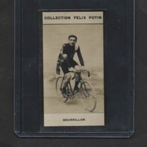 1900 Cycling PAUL BOURRILLON French Tobacco Card 1896 Sprint World Champion