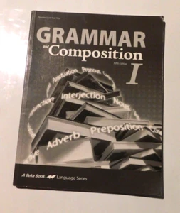 A Beka Grammar and Composition I Test /Quiz, Key 5th Edition, 7th grade - Imagen 1 de 1