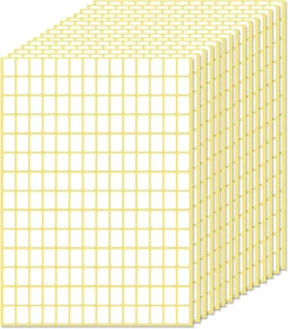 2940 Pcs White Small Price Tags Self-Adhesive Labels Writable Label Stickers - Picture 1 of 11