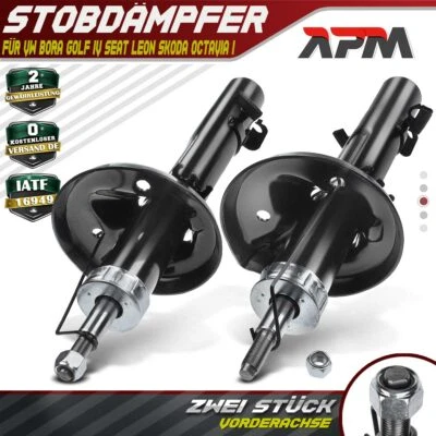 2x Amortiguador Gas Delantero VW Bora Golf IV 1J Seat Leon 1M Skoda Octavia I 1U - Imagen 1 de 4