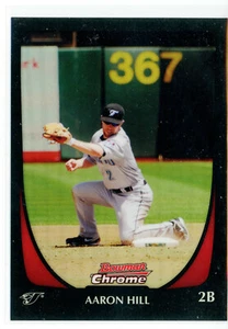 2011 Bowman Chrome Refractor #74 Aaron Hill (Blue Jays) - Picture 1 of 1