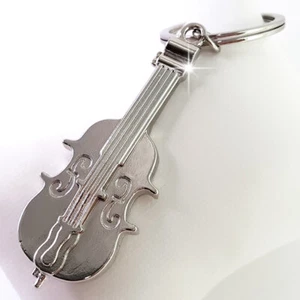 Geige Schlüsselanhänger Violine Cello Musik Klassik Konzert Musiker Oper Metall - Bild 1 von 2