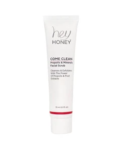 Hey Honey Come Clean Facial Scrub with Propolis Minerals. 2.2 fl oz - Picture 1 of 3