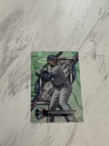 2018 Topps High Tek Giancarlo Stanton Green #’d /99