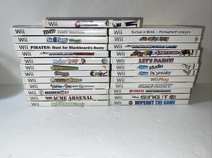 Nintendo Wii Game Lot Of 25: Madden, UDraw, Disney All CIB And Most Tested - Picture 1 of 3