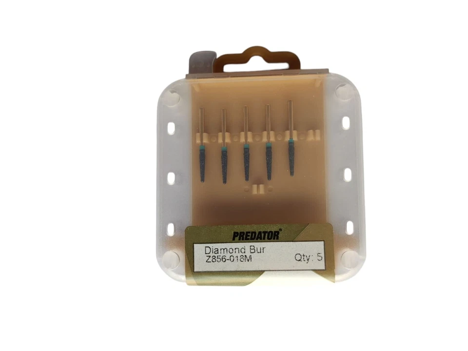 5Pcs Pack Prima Dental Predator Zirconia Cutting Burs (Free Ship) Foto 1 de 4