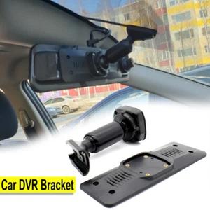 Soporte de espejo retrovisor para automóvil DVR placa de montaje grabadora interior panel de soporte - Imagen 1 de 8