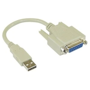 InLine USB Adapter Kabel St A auf 15pol Sub D Bu - Bild 1 von 1