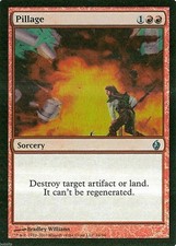 MTG - Premium Deck Fire & Lightning - Pillage - Foil - NM