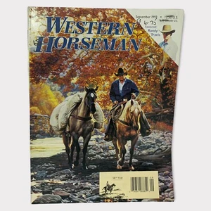 Western Horseman United States Horse Magazine - September 1993 - Vintage - Picture 1 of 3