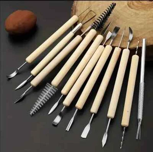 Profi Werkzeug Set für Skulptur aus Keramik Ton 11 tlg. - Bild 1 von 3