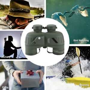 *´10x50 Binoculars Waterproof Marine Accessory With Glimmer Night Vision