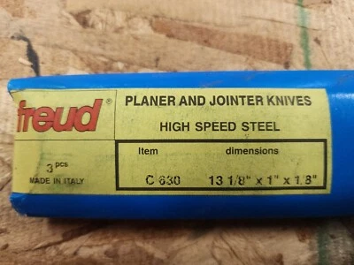 Freud 13-1/8" (L) High Speed Steel Planer/Jointer Knife (3-Pack) C630 - Image 1 of 2