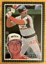 1985 Donruss Action All Stars Ron Kittle Oversized Card #13 White Sox OF O/C
