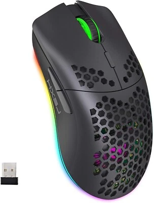ZIYOU LANG Wireless Gaming Mouse,Ultra-Lightweight Honeycomb Shell Mice - Image 1 of 4