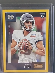 Score 2020 Jordan Love RC Rookie Gold Boarder Parallel #361 - Grade It! - Foto 1 di 10