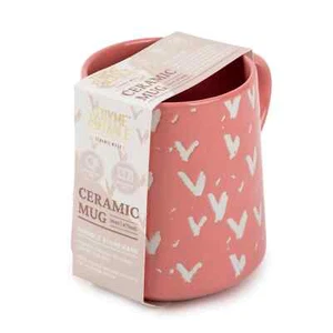 Taza corazón tomillo y mesa 16 oz cerámica taza de café microondas/congelador/horno segura - Imagen 1 de 12