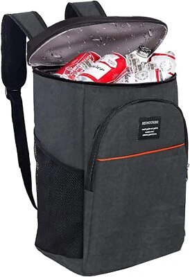 Mochila refrigeradora isolada ao ar livre à prova de vazamentos bolsa térmica macia sacos refrigeradores de acampamento - Imagem 1 de 4