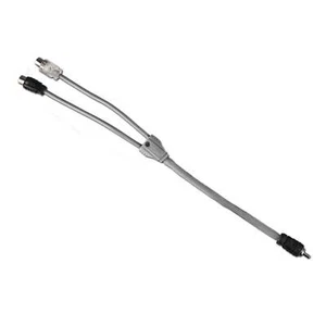 DS18 R1M2F/SLV Ultra Flex 100% OFC RCA Y Connector 1 Male/2 Female - Picture 1 of 7