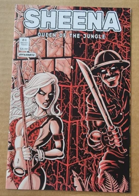 2022 SHEENA QUEEN OF THE JUNGLE #4 COVER R HAESER TMNT VARIANT UNREAD NM - Image 1 of 2
