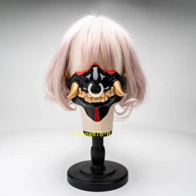 Path to Nowhere Rahu Resin Mask Handmade Cosplay Half Face Mask Props Halloween - Image 1 of 4
