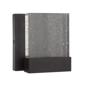 Craftmade Aria II Small LED Outdoor Wall Lantern, Black - ZA1200-TB-LED - Picture 1 of 1