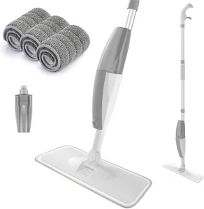 Spray Mops For Floor Cleaning Ergonomic Wet Dry Refillable Tank Microfiber Pads - Picture 1 of 8