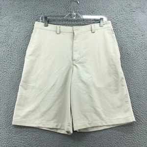 Nike Dri-Fit Performance Golf Chino Short Mens 32 Medium Beige Embroidered Logo - Picture 1 of 19