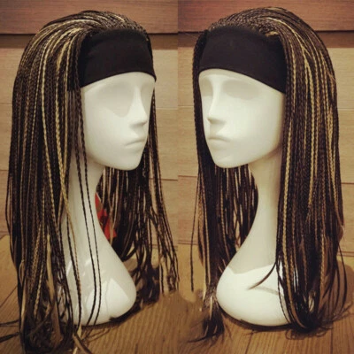 Dreadlock Pelucas Negras Marrón Dread Peluca Larga Sintética Dreadlock Peluca  Foto 1 de 4