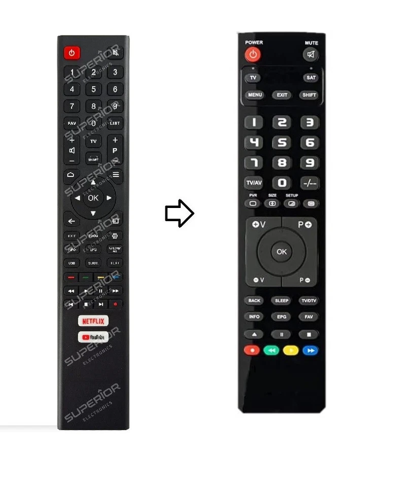 Télécommande de Rechange pour Strong SRT 32HC5433U - Photo 1/1