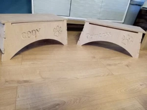 dog food and water bowl stand (for medium/large dog) - Picture 1 of 8