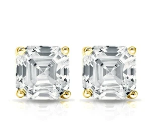 Certified 2 Carat G VS2 Lab Grown Diamond Stud earrings 14K IGI/GIA - Picture 1 of 7