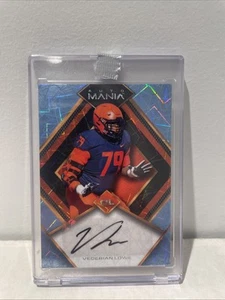 Vederian Lowe 2022 Wild Card AUTOGRAPH 1/3 FIRST ON PRINT Blue Wave - Picture 1 of 4