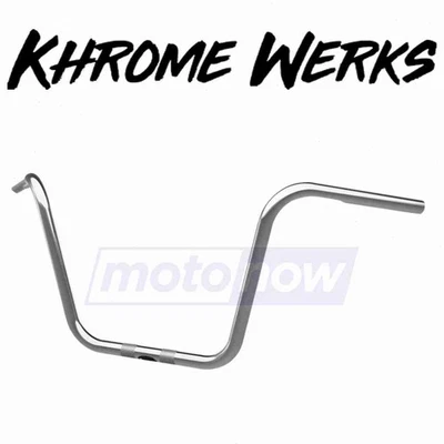 Khrome Werks 1in. Ape Hanger Handlebar for 1999-2018 Harley Davidson FLHR uj Foto 1 de 4