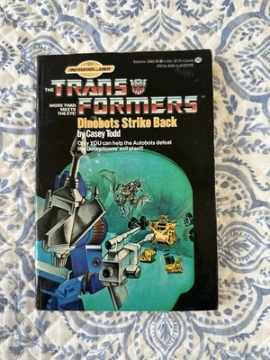 Transformers Dinobots Strike Back 1985 “Find Your Fate” Book Chose Your Ending Foto 1 de 4