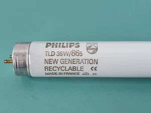 PHILIPS 36W/865 MASTER TL-D SUPER 80 Linear Fluorescent Tube 1pc - Picture 1 of 4