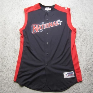 National League Baseball Jersey Mens Size 44 Black Red MLB All Star Game 2019 - Picture 1 of 13