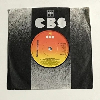 Barbra Streisand/Barry Gibb - Guilty 7" Vinyl Record (FRA) - S CBS 9315 VG+/VG+ - Image 1 of 4