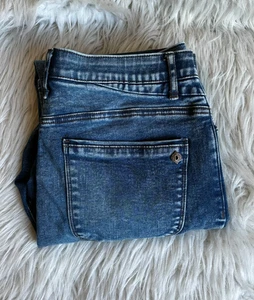 Pantalones de mezclilla rectos de tiro alto estilo vintage Democracy Ab Solution talla 10 nuevos sin etiquetas - Imagen 1 de 3